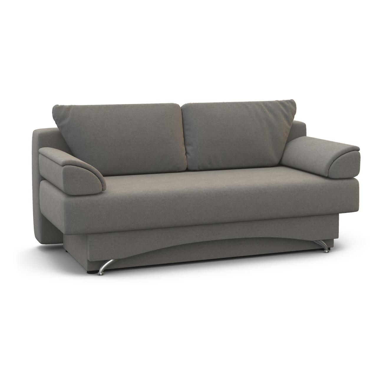 Диван Шарм-Дизайн Евро 130 прямой раскладной велюр серый