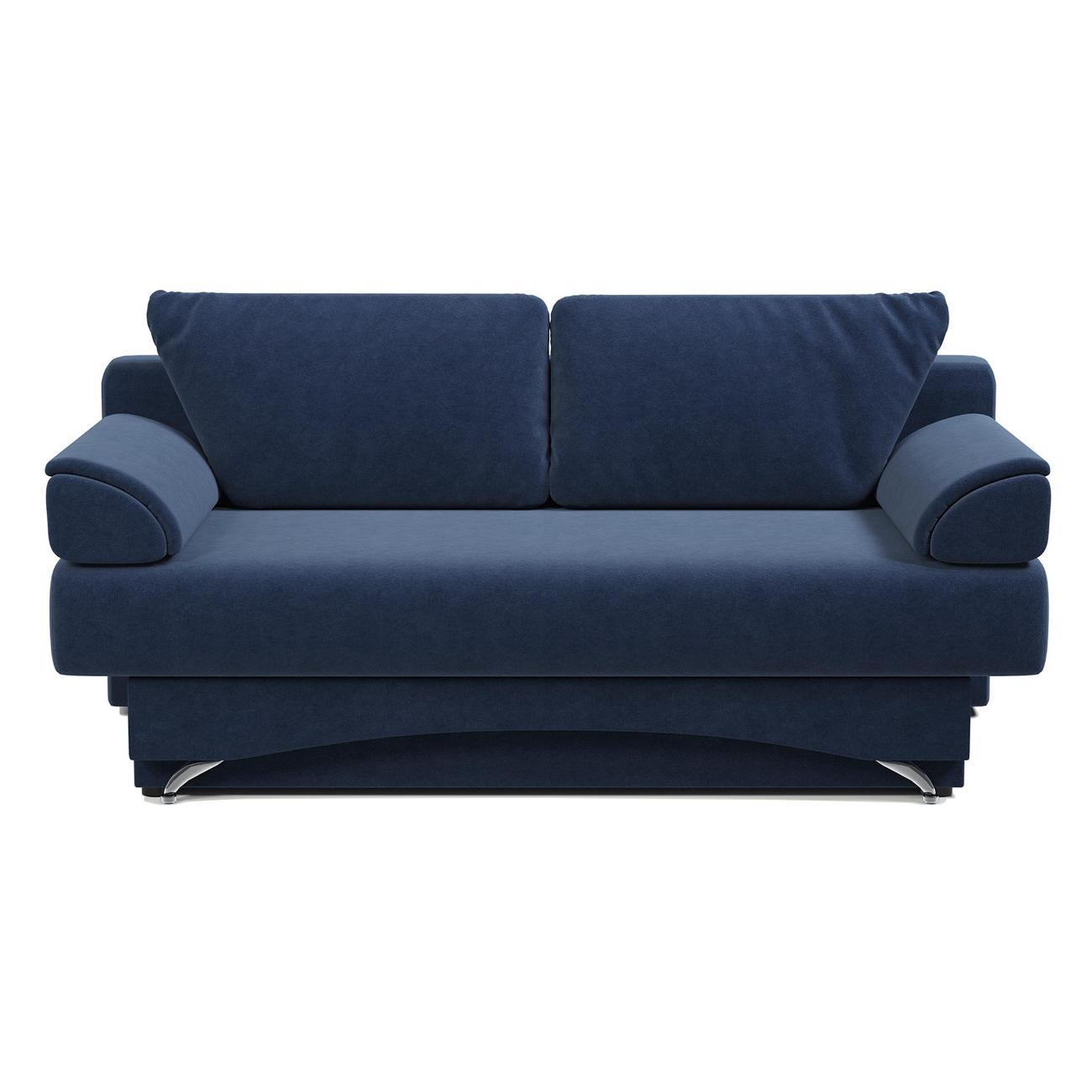 Диван Шарм-Дизайн Евро 130 прямой раскладной велюр Ультра миднайт