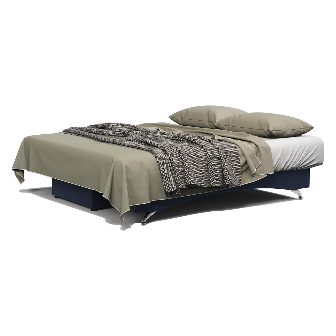 Диван Шарм-Дизайн Евро 130 прямой раскладной велюр Ультра миднайт