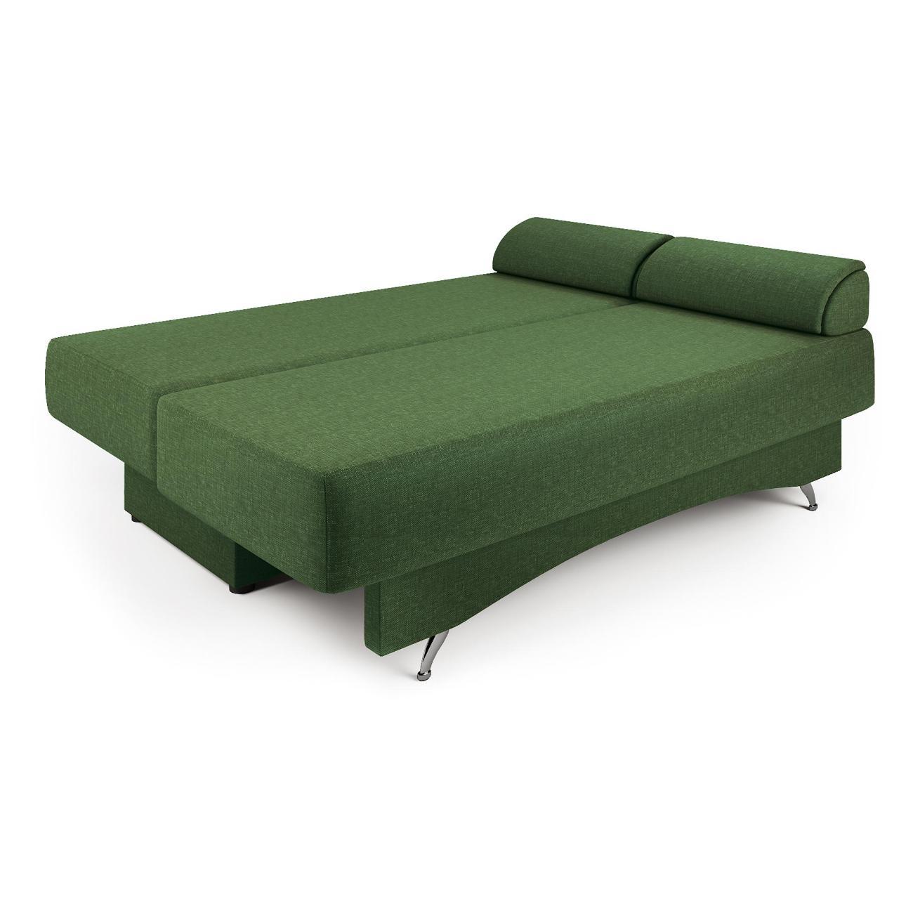 Диван Шарм-Дизайн Евро 130 прямой раскладной зеленый