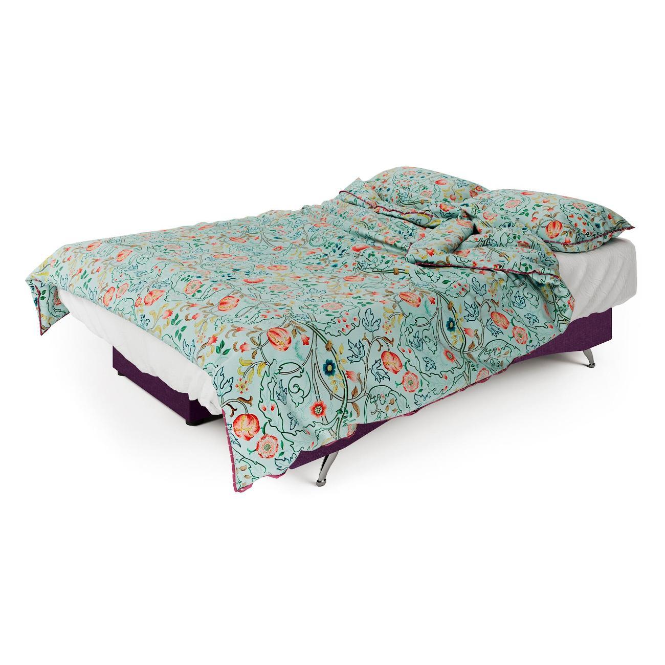 Диван Шарм-Дизайн Евро 130 прямой раскладной фиолетовый