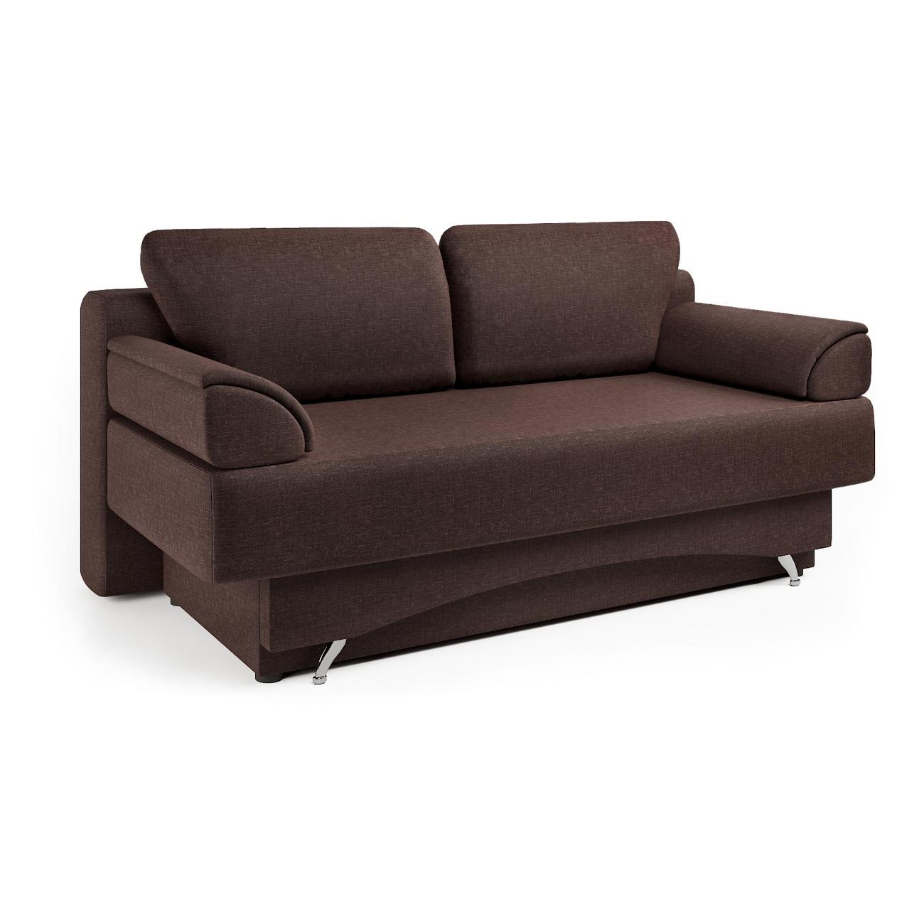Диван Шарм-Дизайн Евро 130 прямой раскладной шоколад