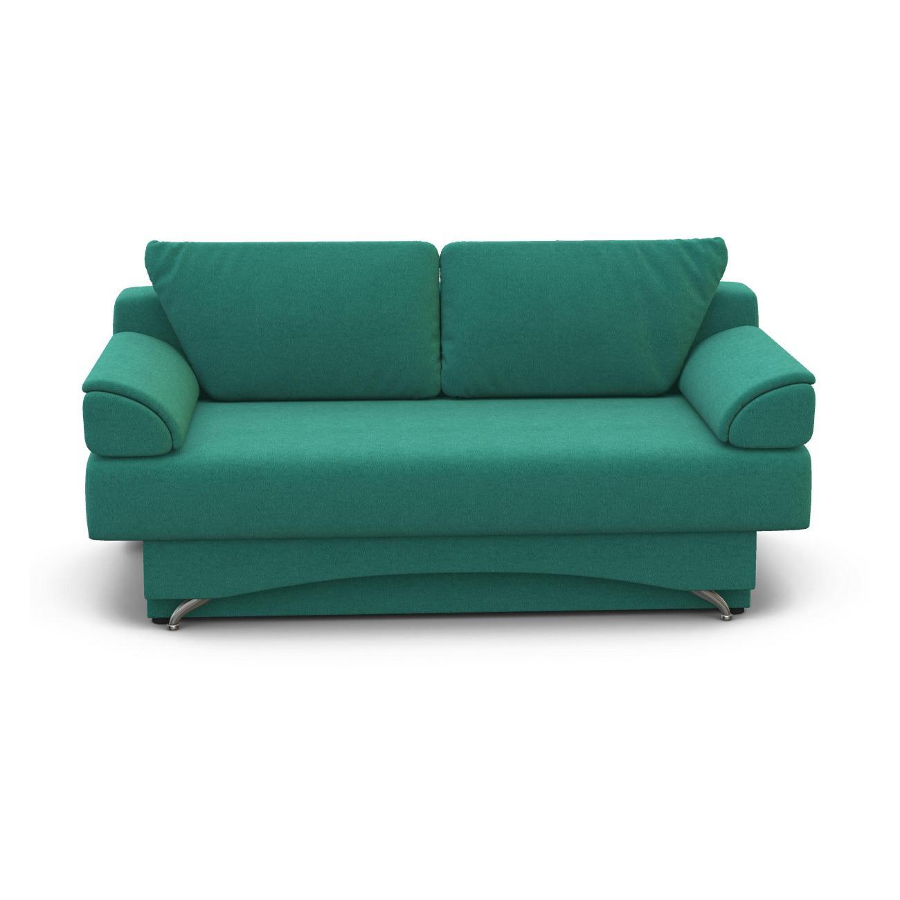 Диван Шарм-Дизайн Евро 150 прямой раскладной велюр бирюзовый