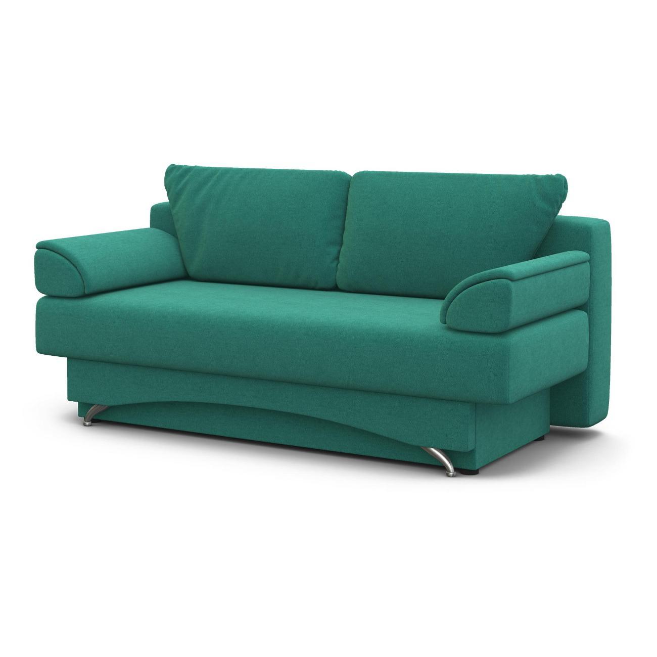 Диван Шарм-Дизайн Евро 150 прямой раскладной велюр бирюзовый