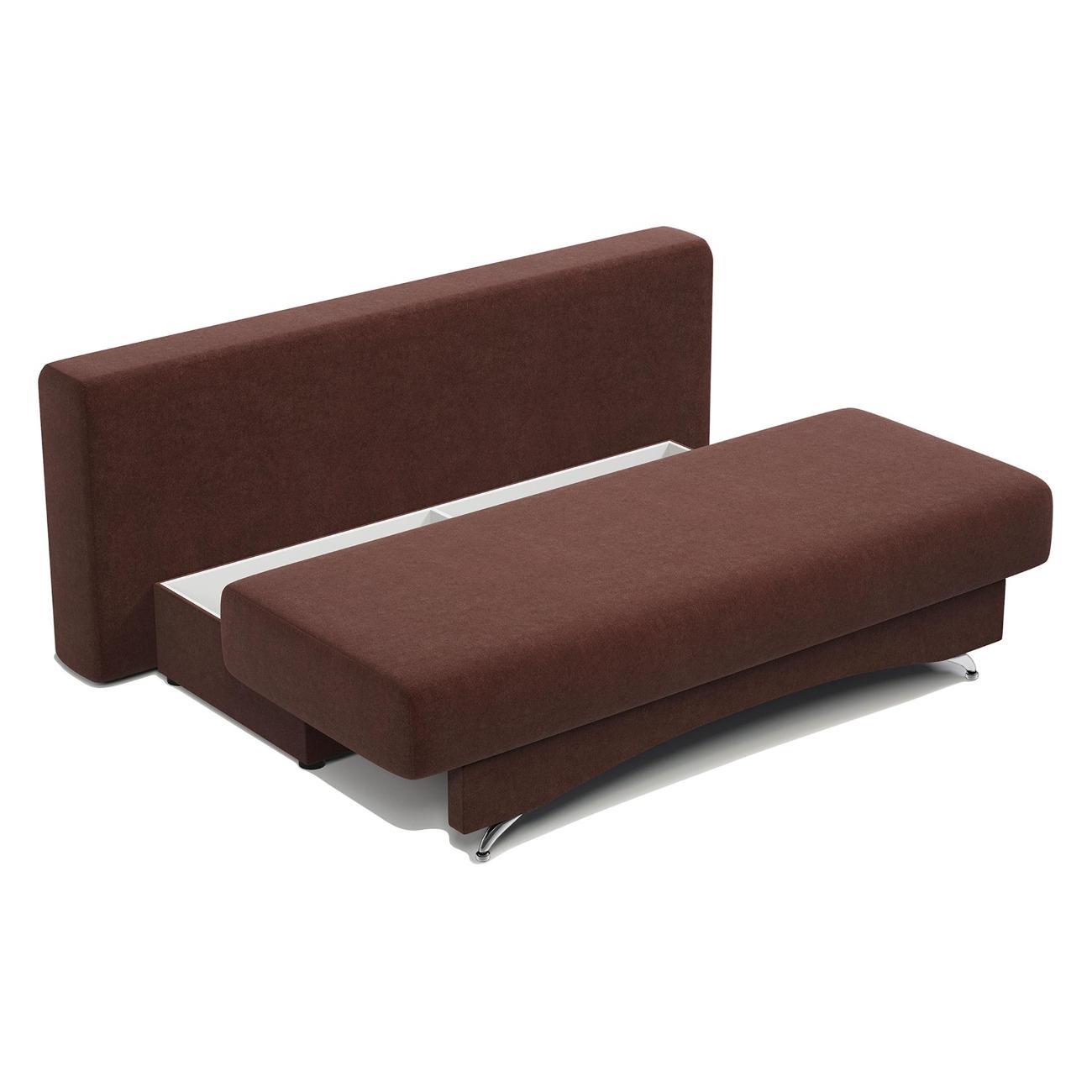 Диван Шарм-Дизайн Евро 150 прямой раскладной велюр Дрим шоколад