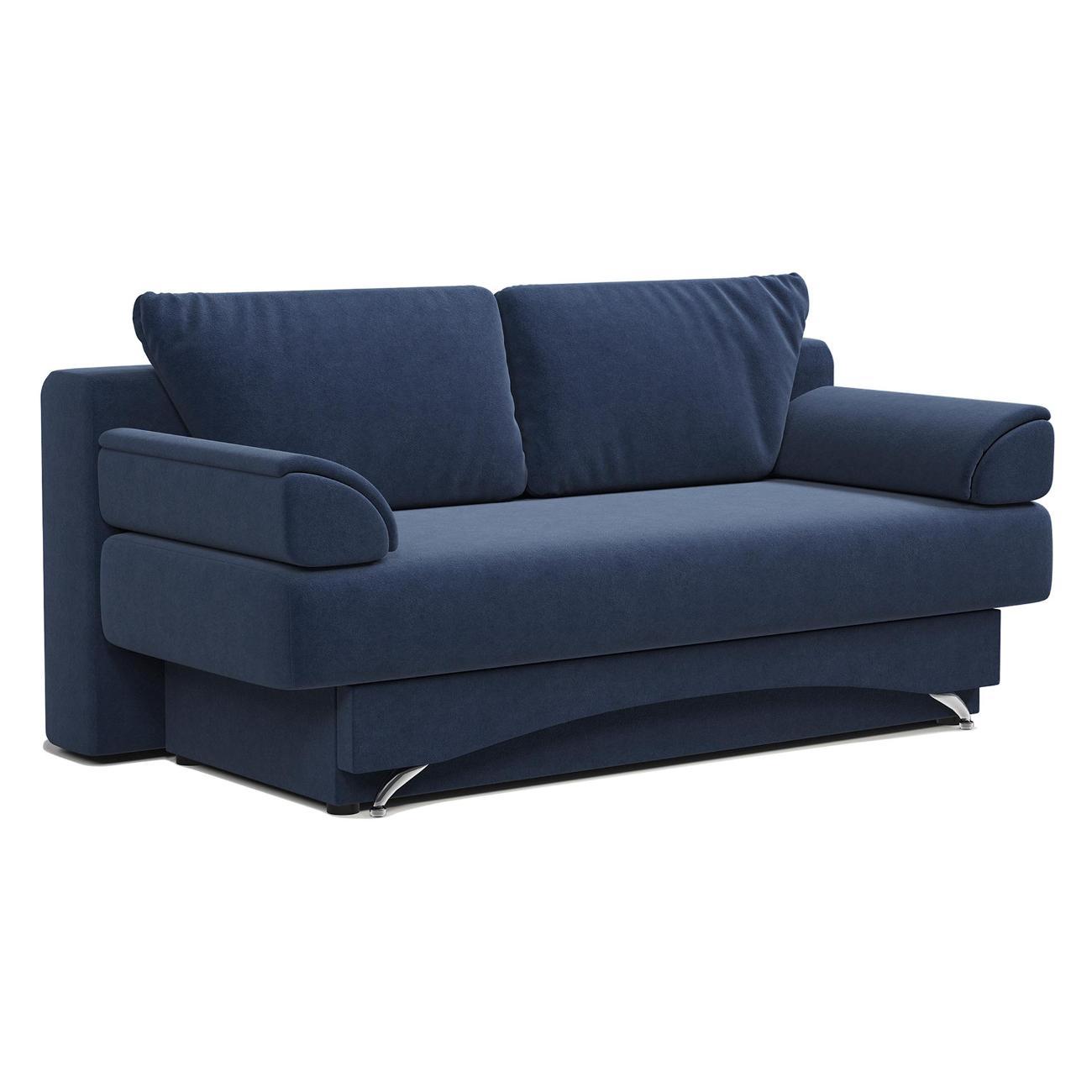 Диван Шарм-Дизайн Евро 150 прямой раскладной велюр Ультра миднайт