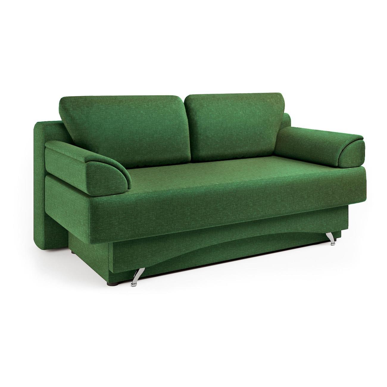 Диван Шарм-Дизайн Евро 150 прямой раскладной зеленый
