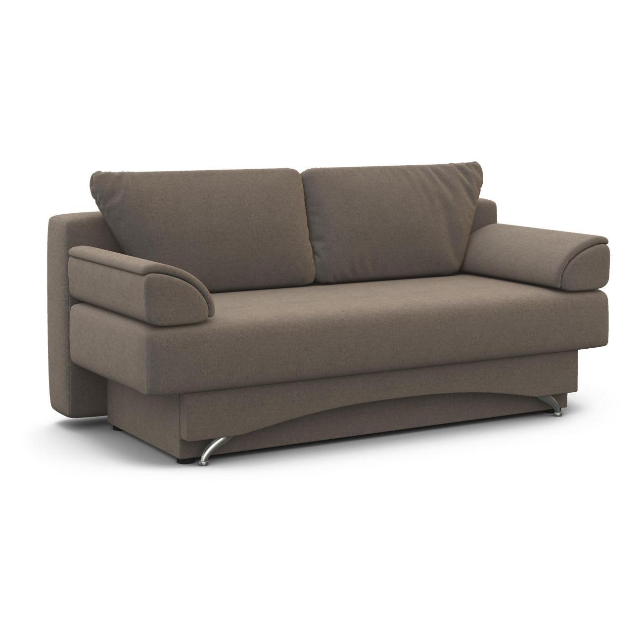 Диван Шарм-Дизайн Евро 150 прямой раскладной серый велюр