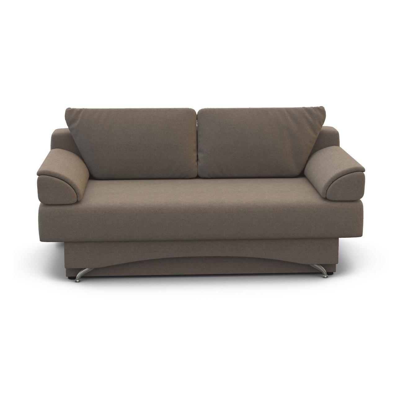 Диван Шарм-Дизайн Евро 150 прямой раскладной серый велюр