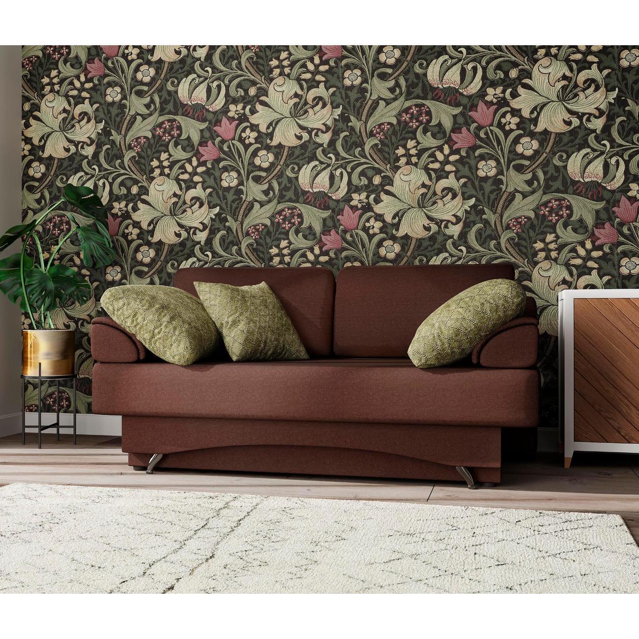 Диван Шарм-Дизайн Евро 150 прямой раскладной шоколад