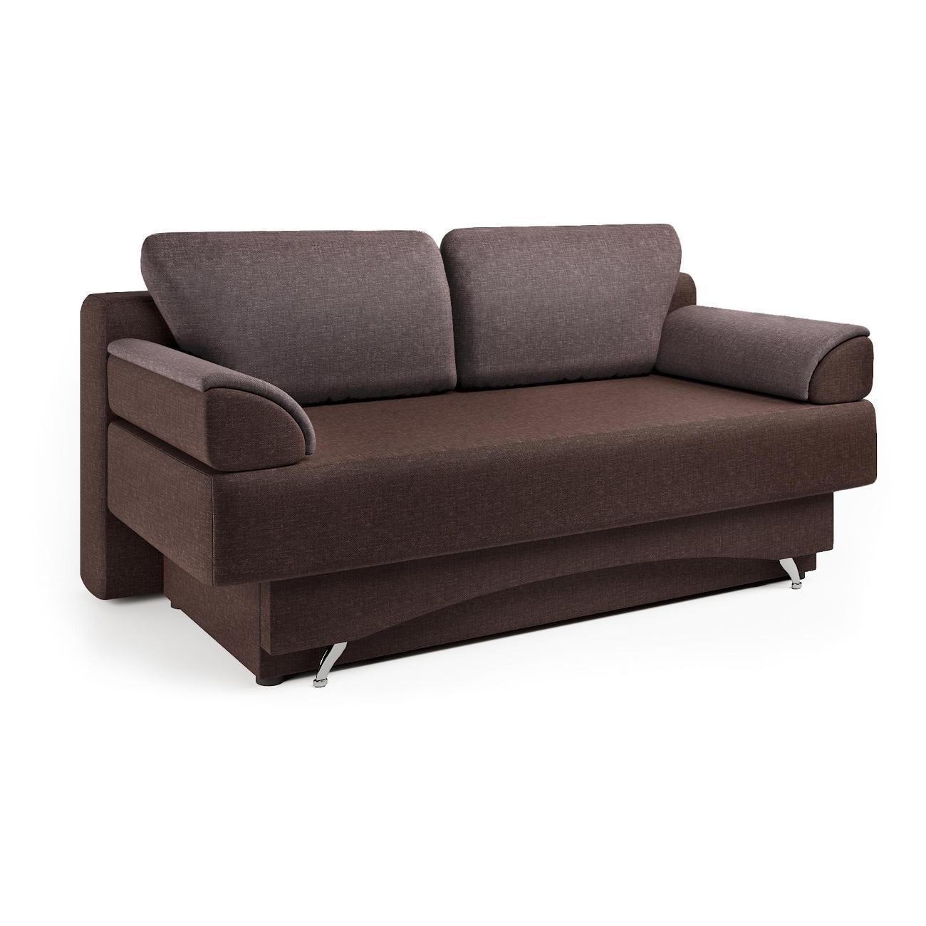 Диван Шарм-Дизайн Евро 150 прямой раскладной шоколад и латте