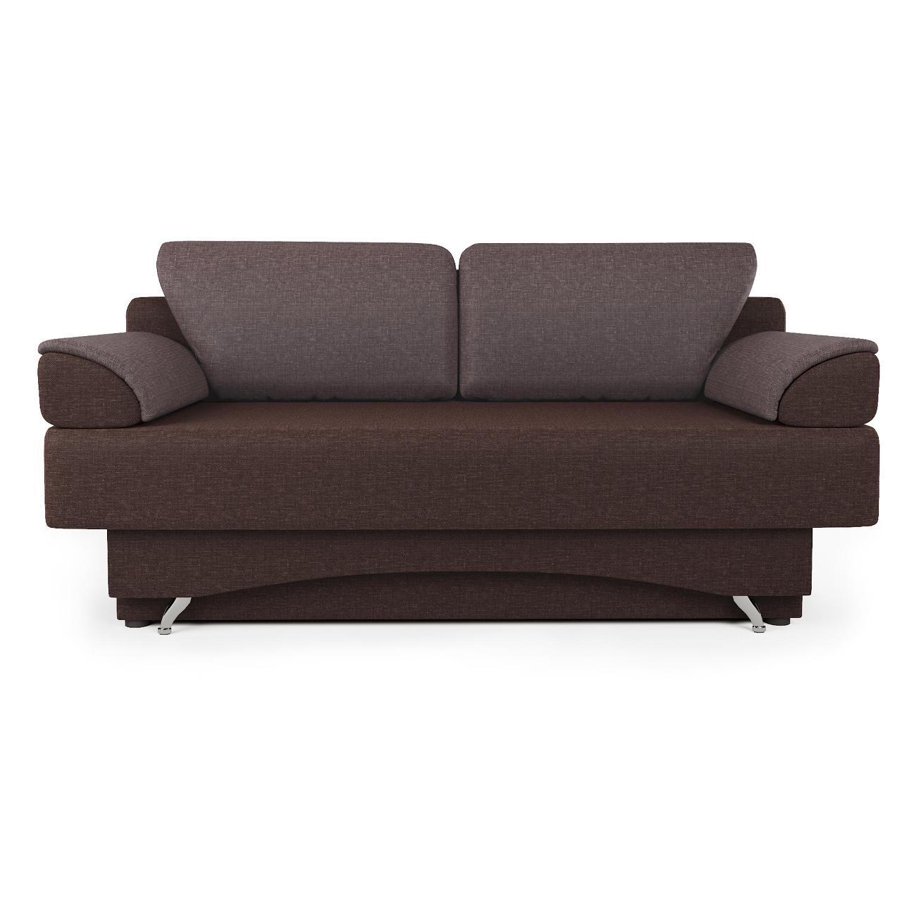 Диван Шарм-Дизайн Евро 150 прямой раскладной шоколад и латте