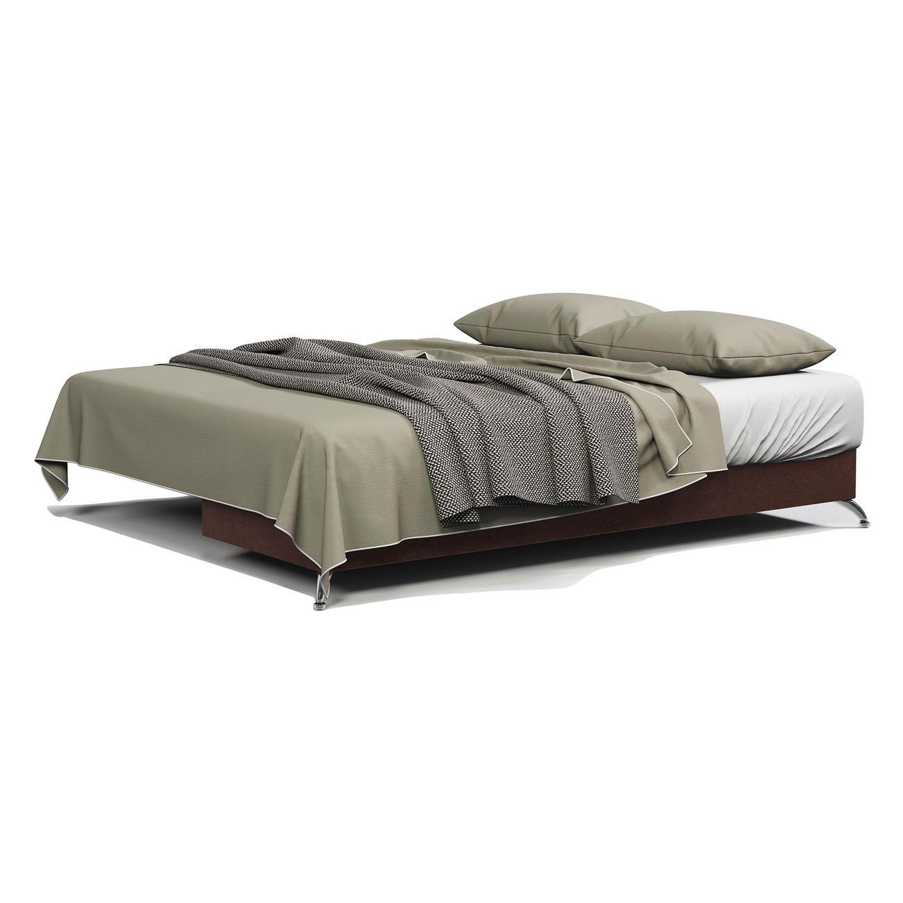 Диван Шарм-Дизайн ЕвроШарм прямой раскладной велюр Дрим шоколад