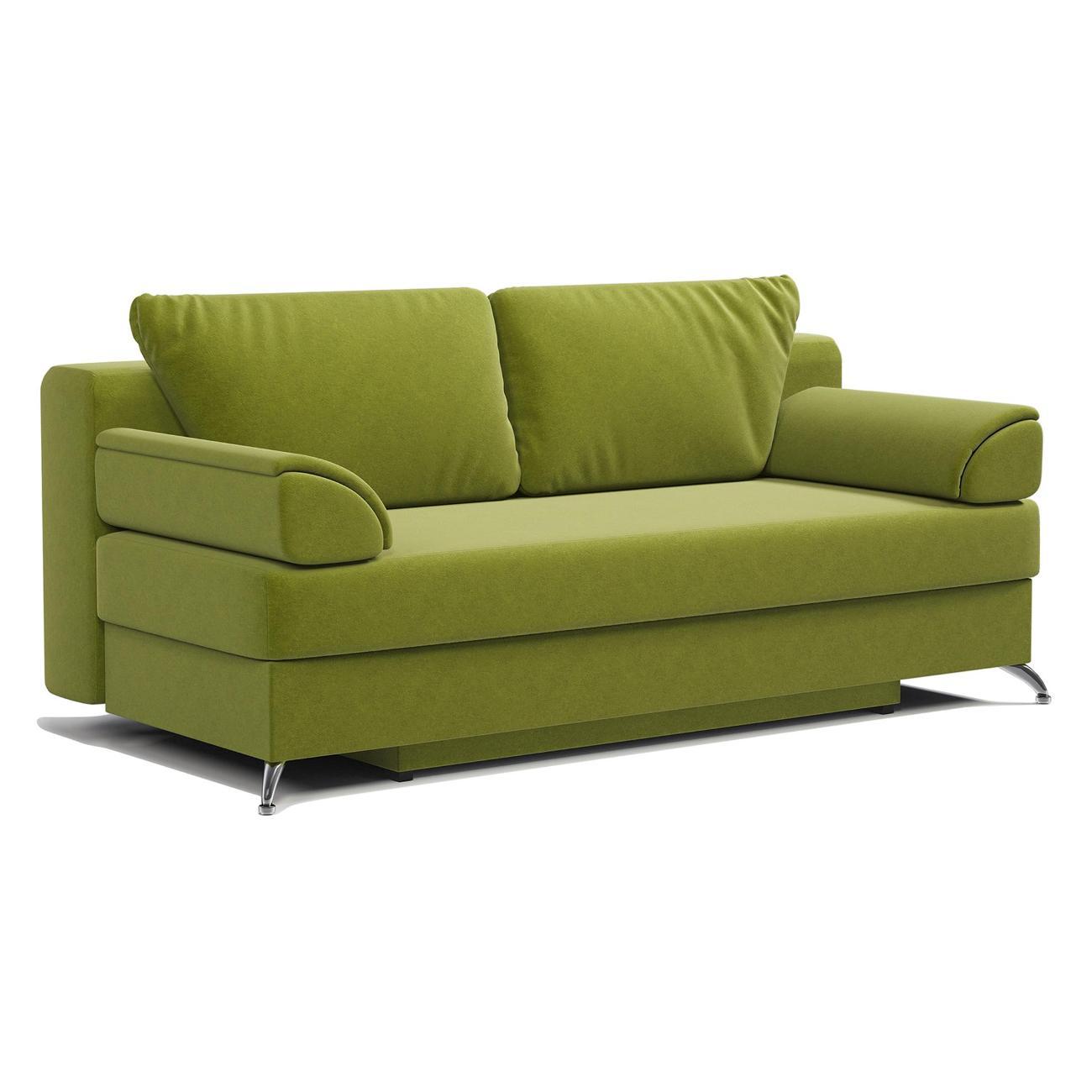 Диван Шарм-Дизайн ЕвроШарм прямой раскладной велюр Дрим эппл