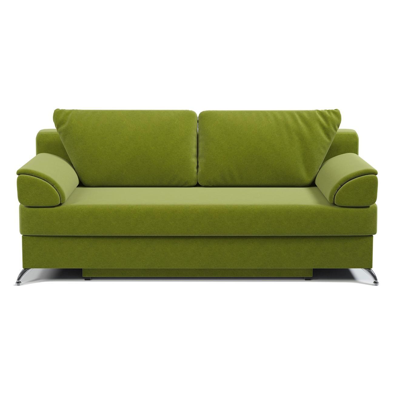 Диван Шарм-Дизайн ЕвроШарм прямой раскладной велюр Дрим эппл