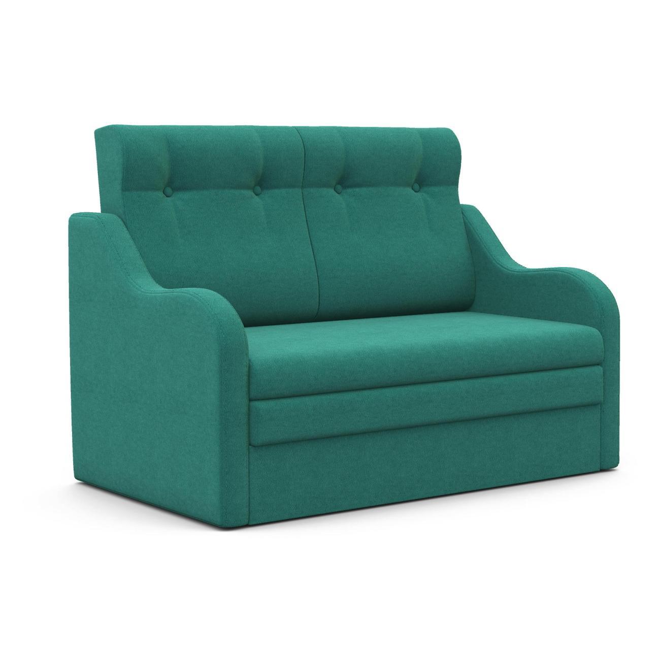 Диван Шарм-Дизайн Классика 2В прямой раскладной велюр бирюзовый