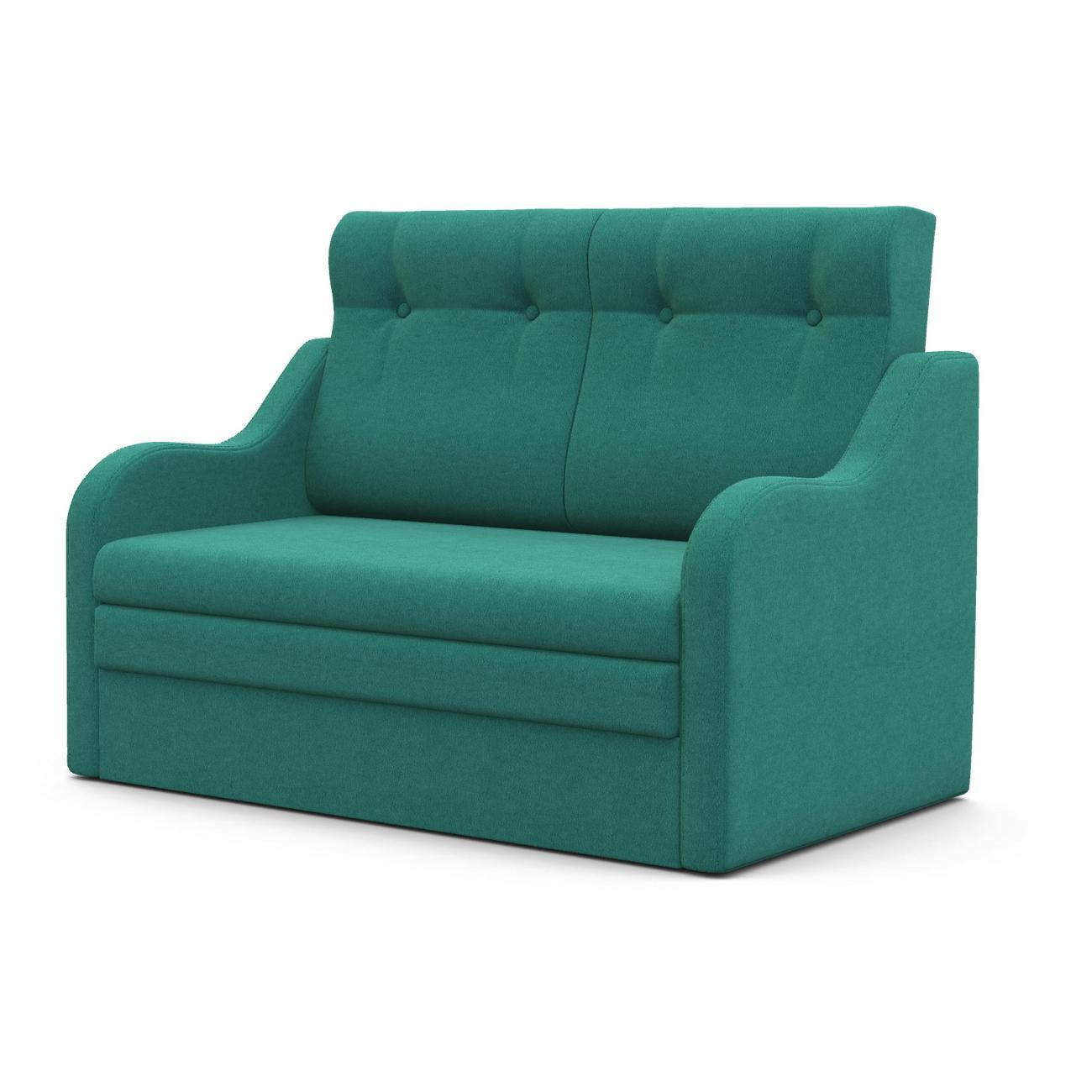 Диван Шарм-Дизайн Классика 2В прямой раскладной велюр бирюзовый