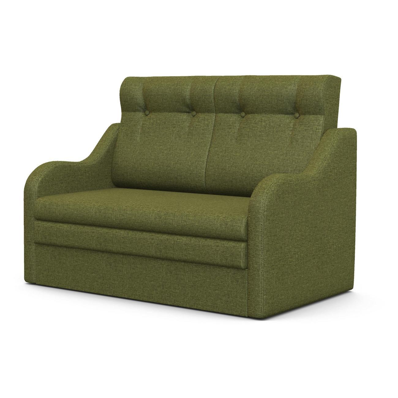 Диван Шарм-Дизайн Классика 2В прямой раскладной рогожка зеленый