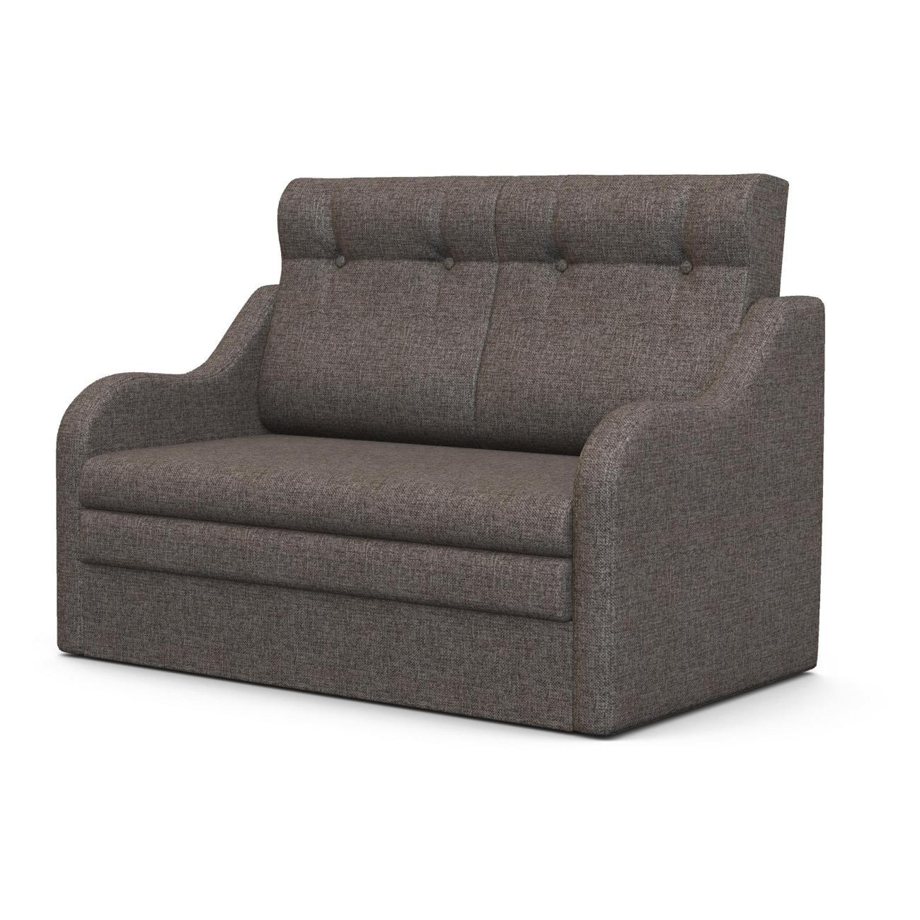 Диван Шарм-Дизайн Классика 2В прямой раскладной рогожка коричневый