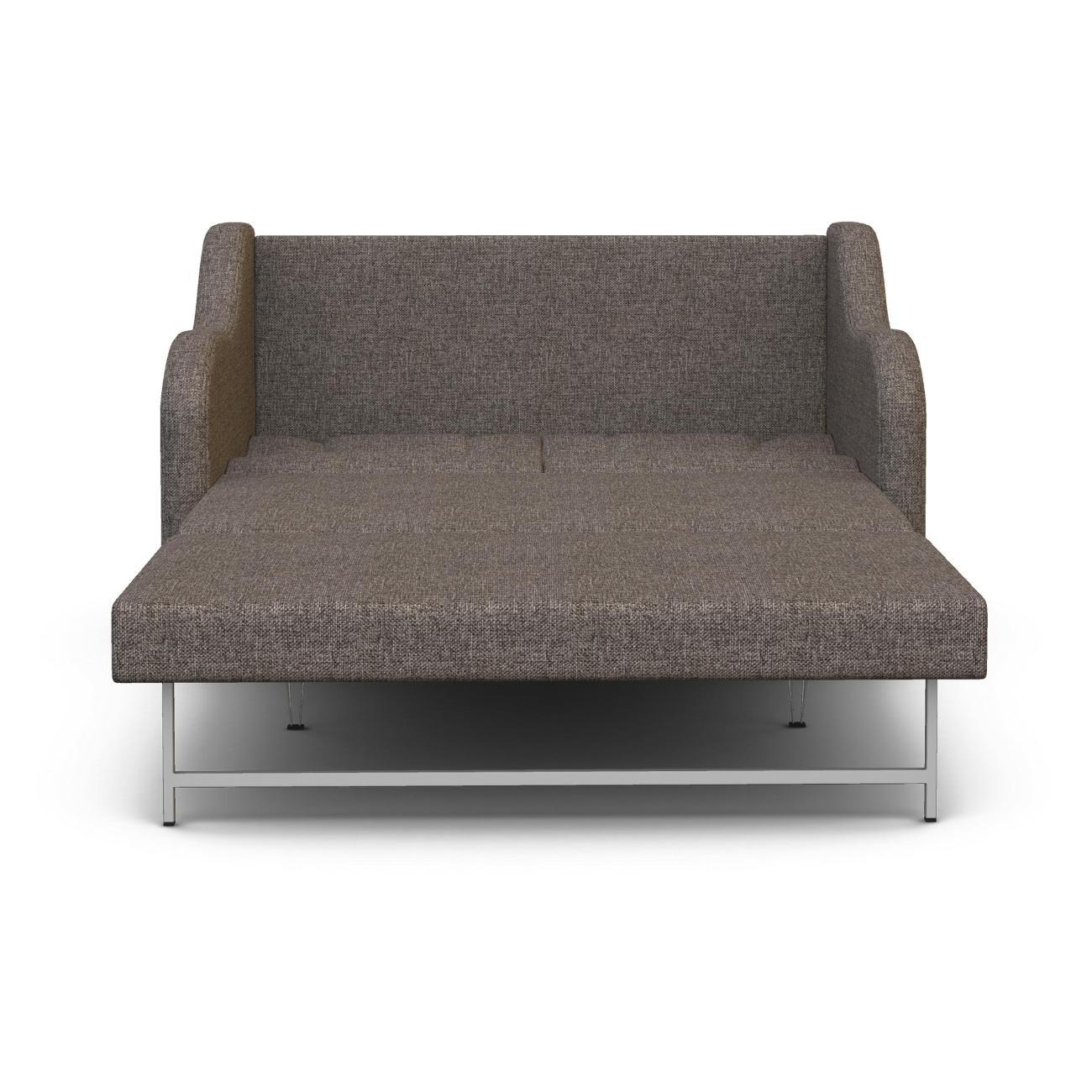 Диван Шарм-Дизайн Классика 2В прямой раскладной рогожка коричневый