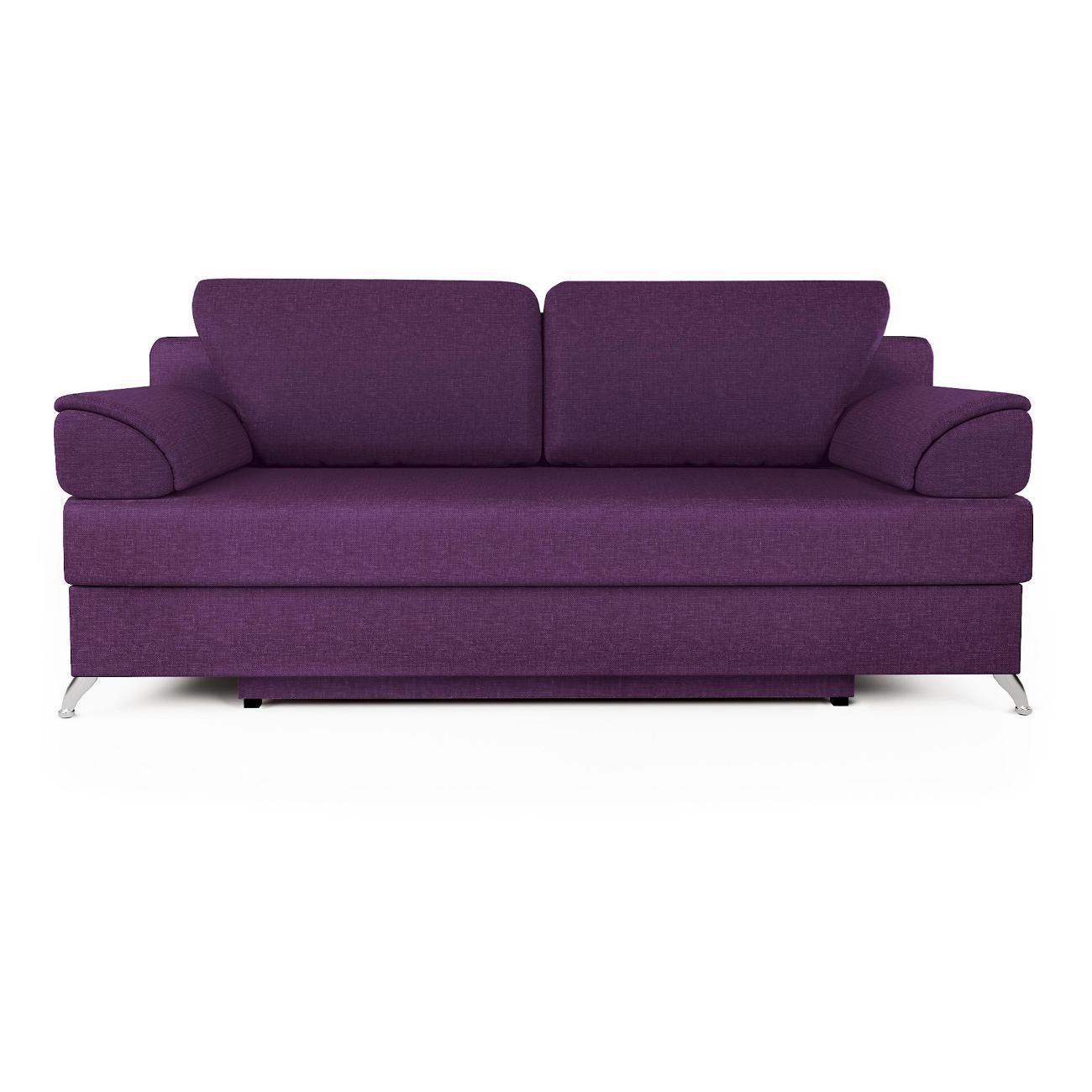 Диван Шарм-Дизайн ЕвроШарм прямой раскладной фиолетовый