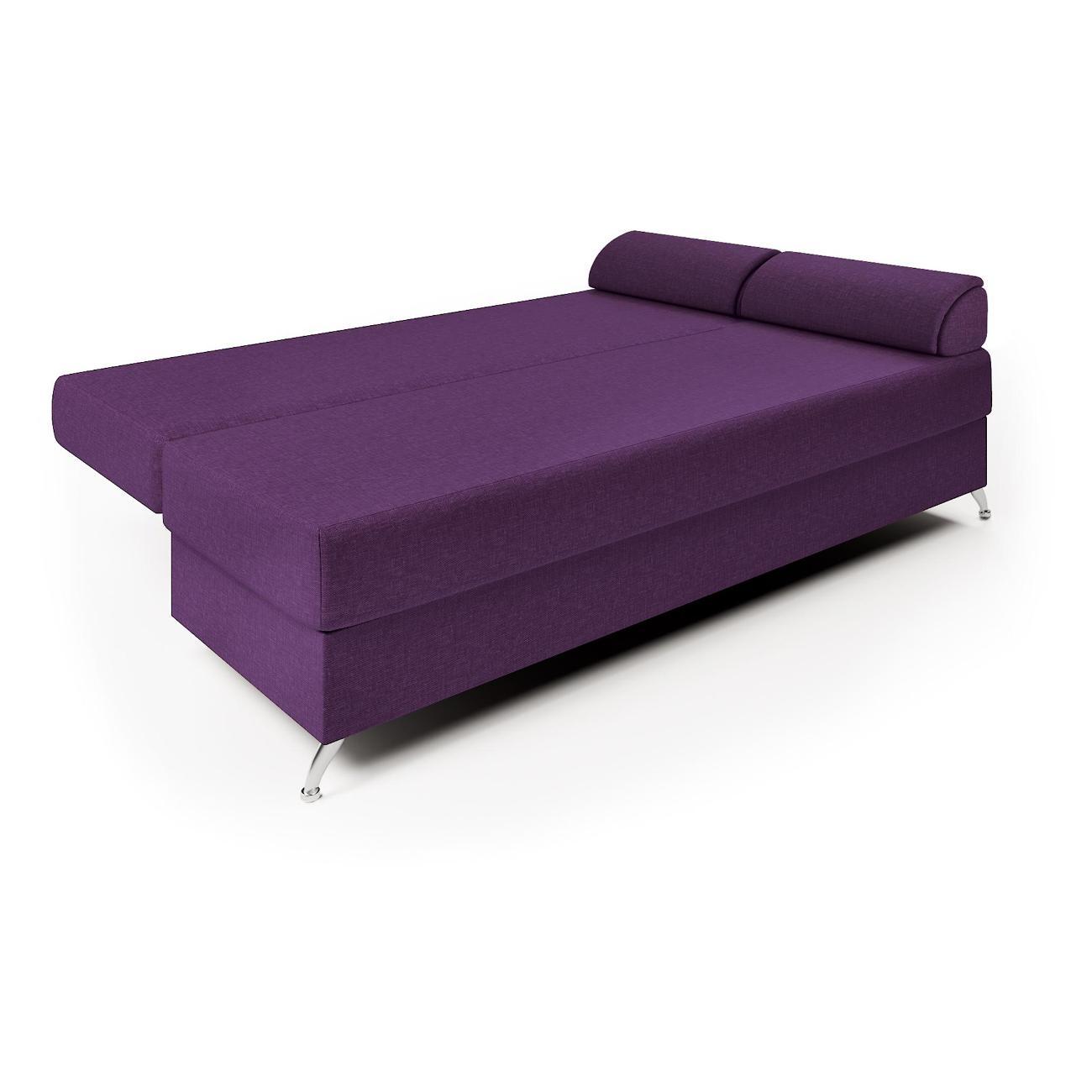 Диван Шарм-Дизайн ЕвроШарм прямой раскладной фиолетовый