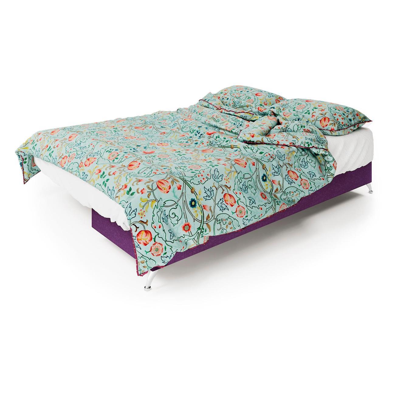 Диван Шарм-Дизайн ЕвроШарм прямой раскладной фиолетовый