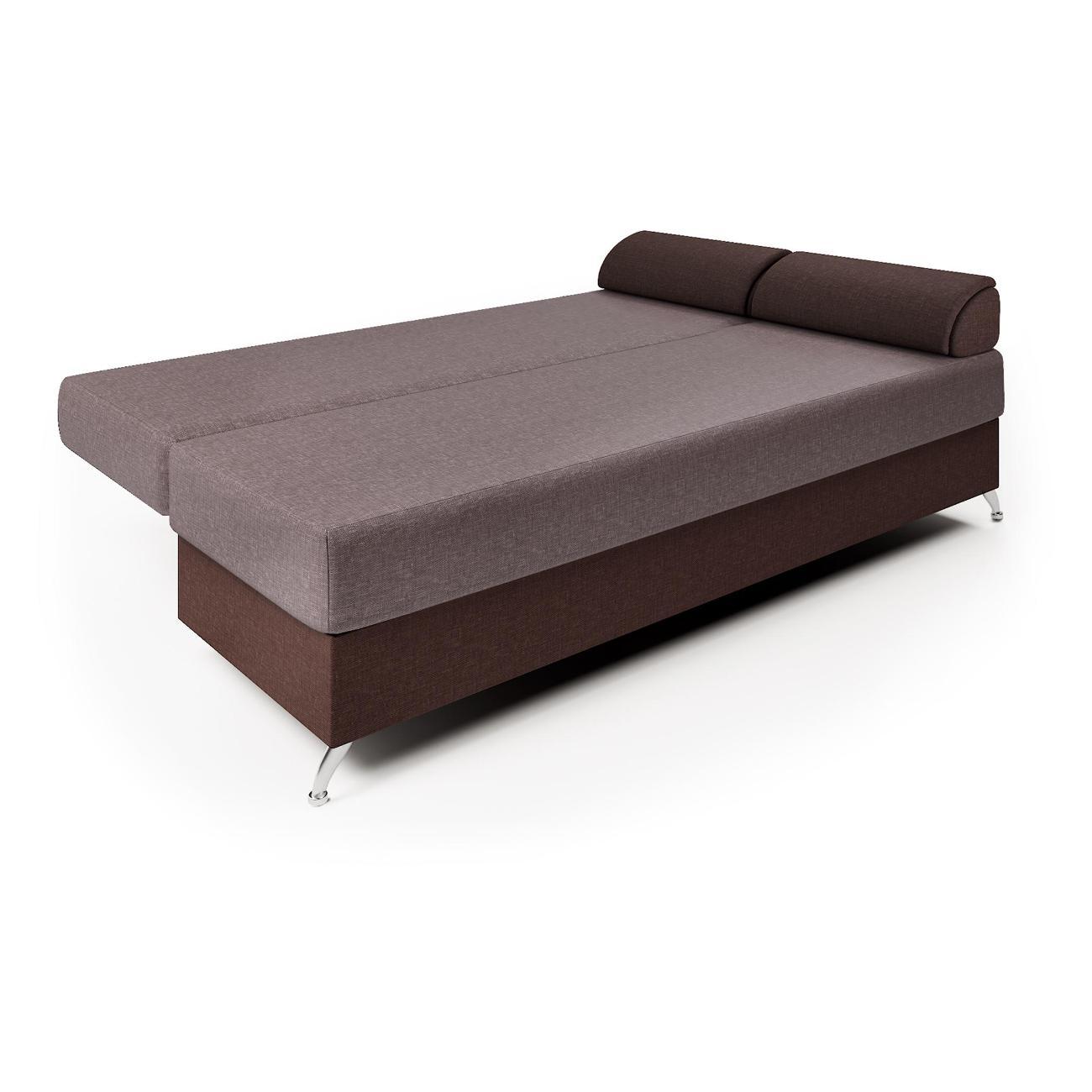 Диван Шарм-Дизайн ЕвроШарм прямой раскладной шоколад и латте