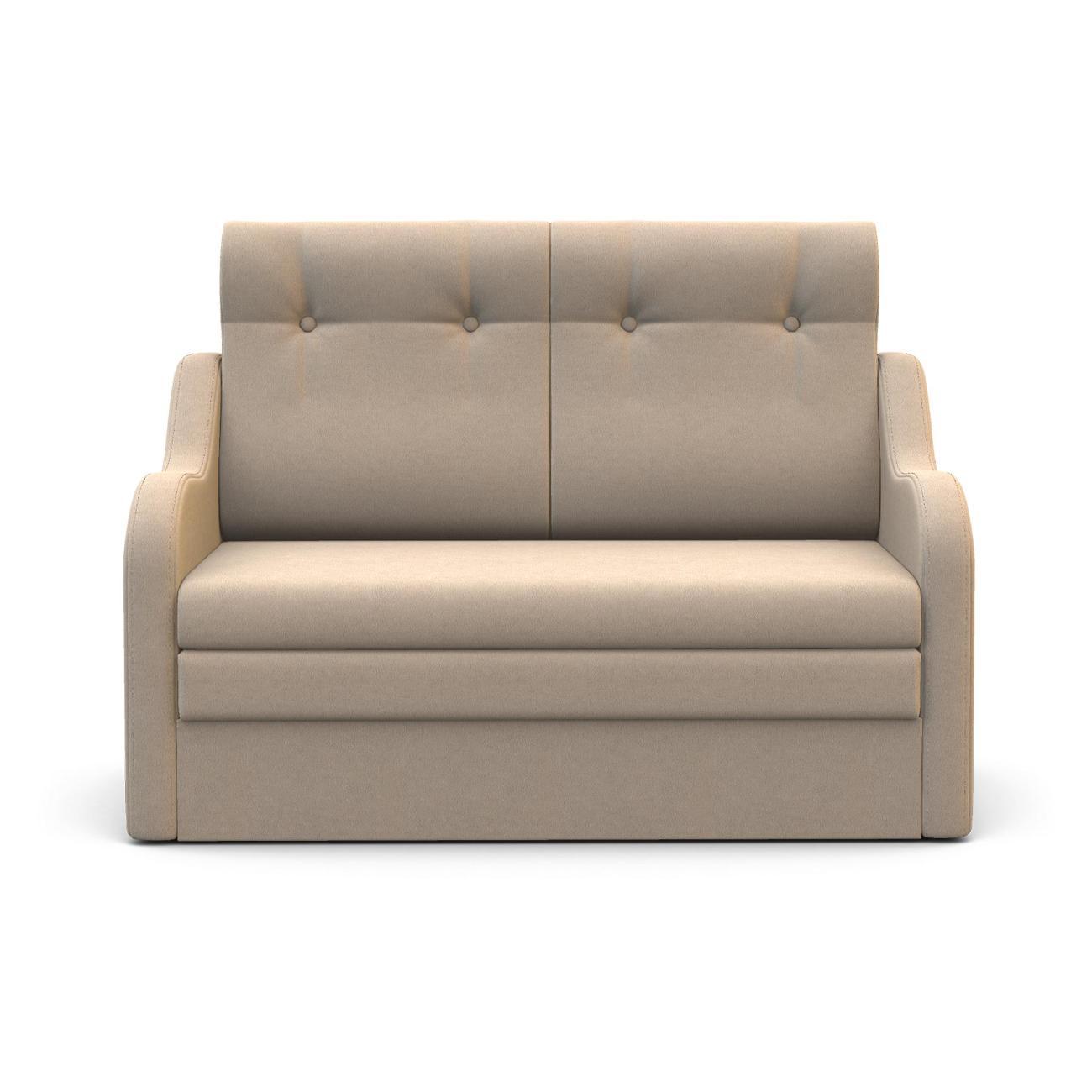 Диван Шарм-Дизайн Классика 2В прямой раскладной велюр бежевый