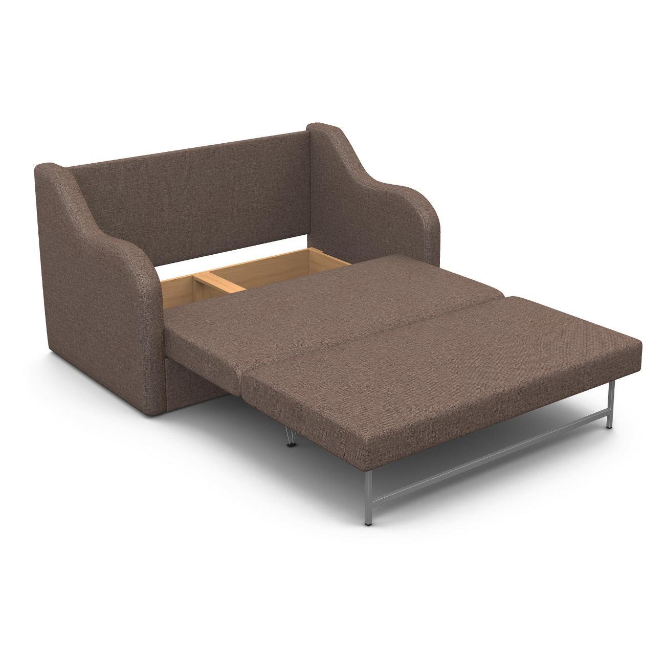 Диван Шарм-Дизайн Классика 2В прямой раскладной светло-коричневый