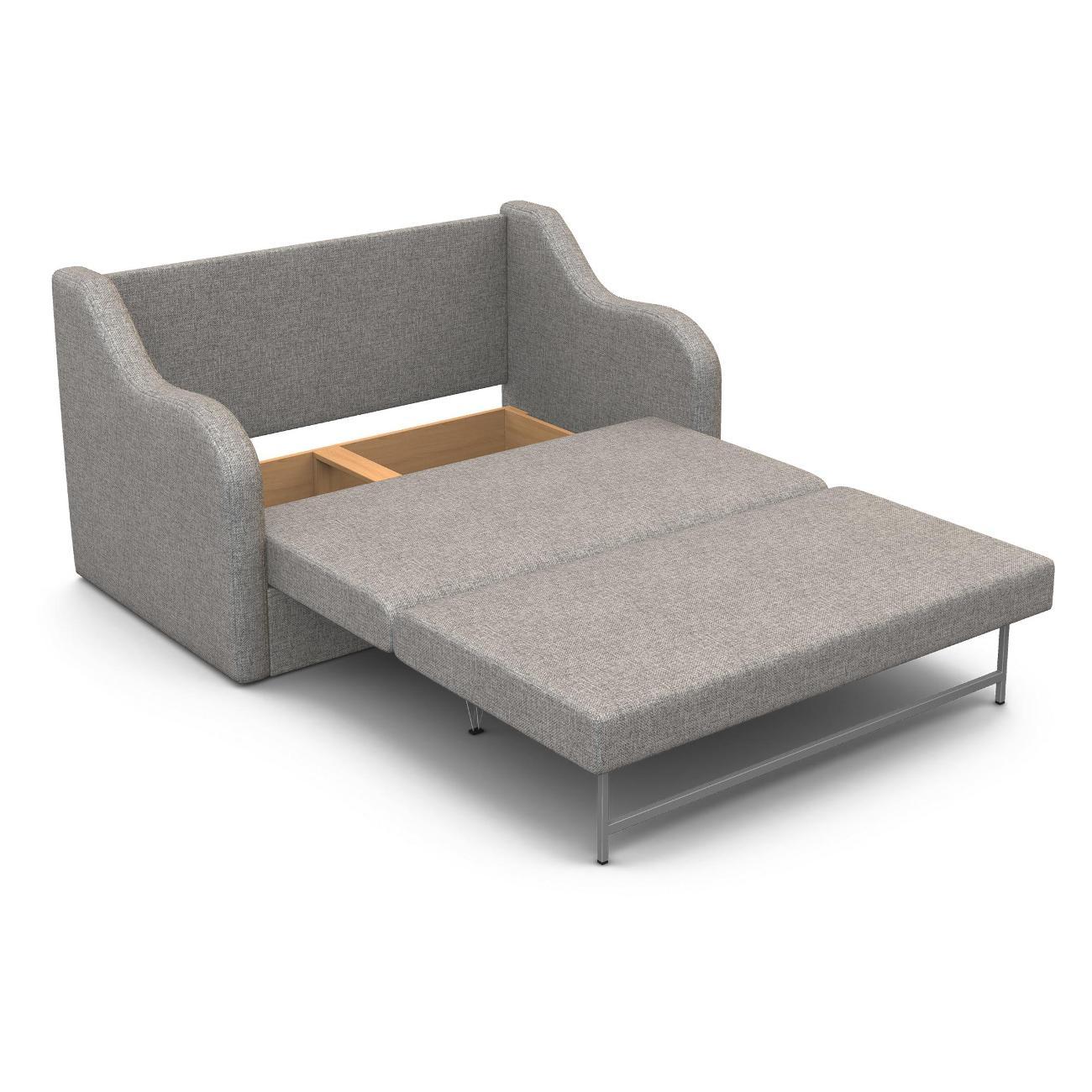 Диван Шарм-Дизайн Классика 2В прямой раскладной светло-серый