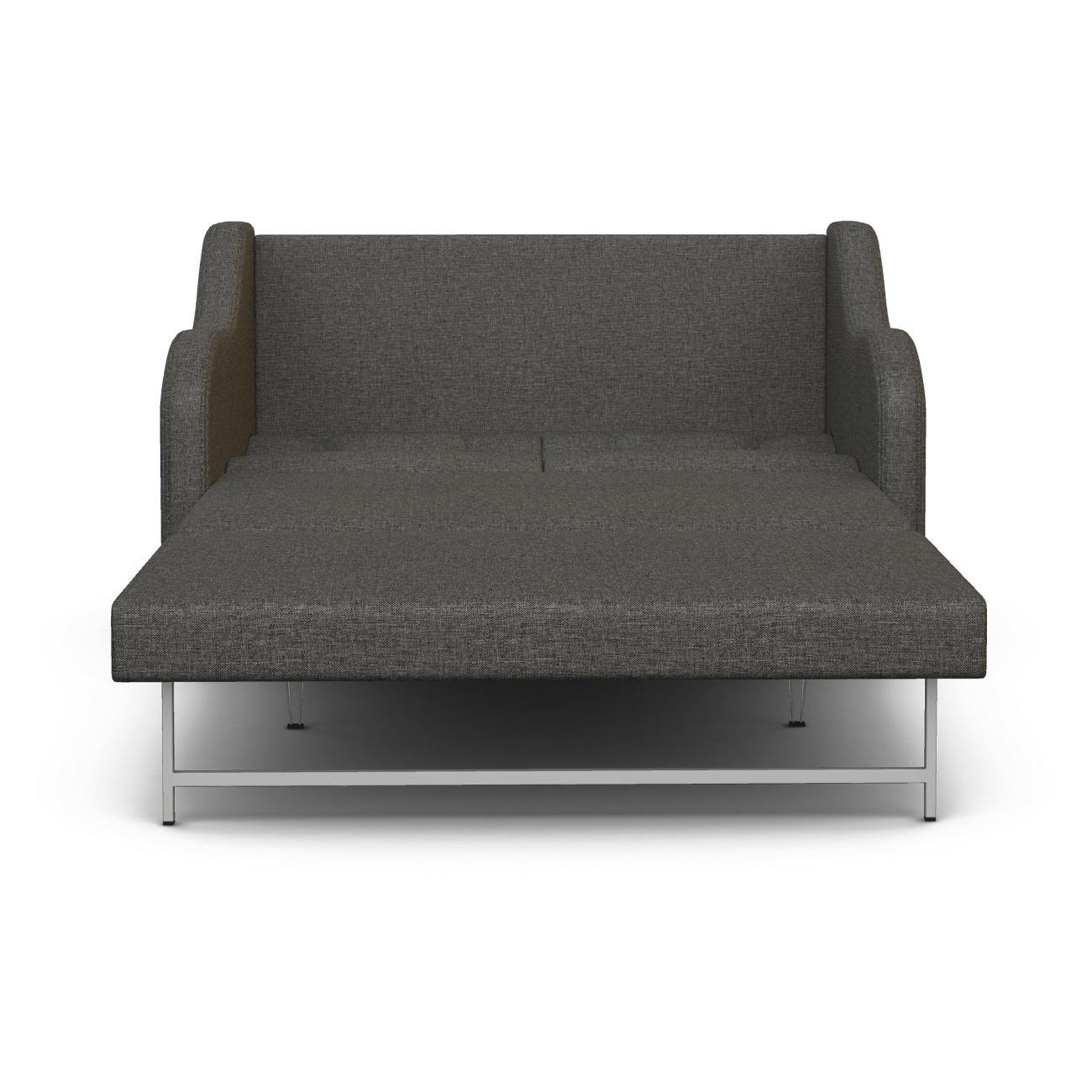 Диван Шарм-Дизайн Классика 2В прямой раскладной рогожка серый