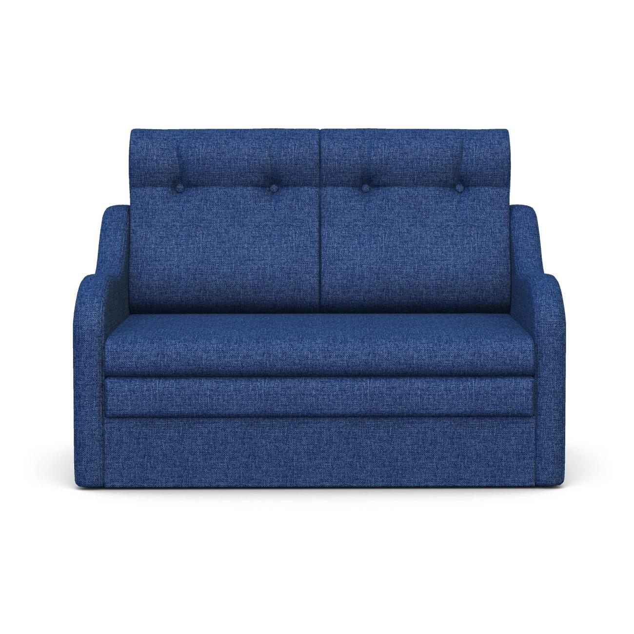 Диван Шарм-Дизайн Классика 2В прямой раскладной рогожка синий