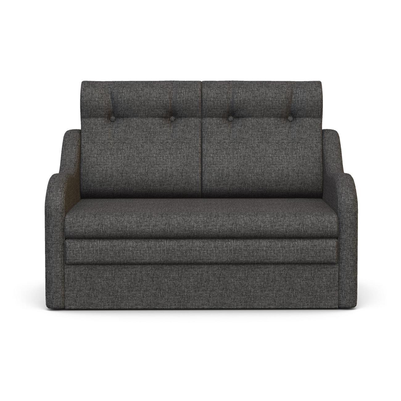 Диван Шарм-Дизайн Классика 2В прямой раскладной рогожка темно-серый