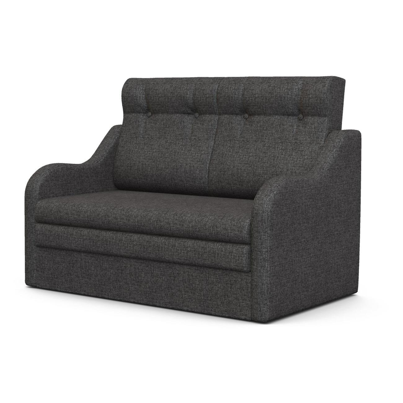 Диван Шарм-Дизайн Классика 2В прямой раскладной рогожка темно-серый