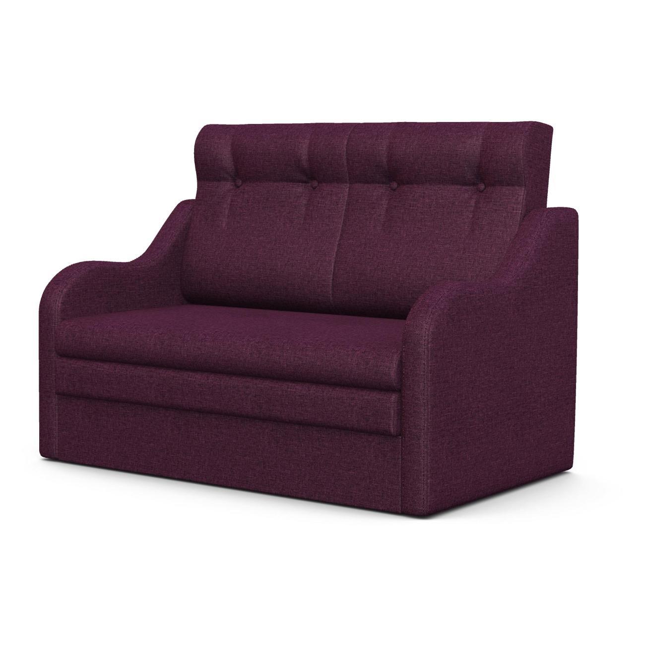 Диван Шарм-Дизайн Классика 2В прямой раскладной рогожка фиолетовый