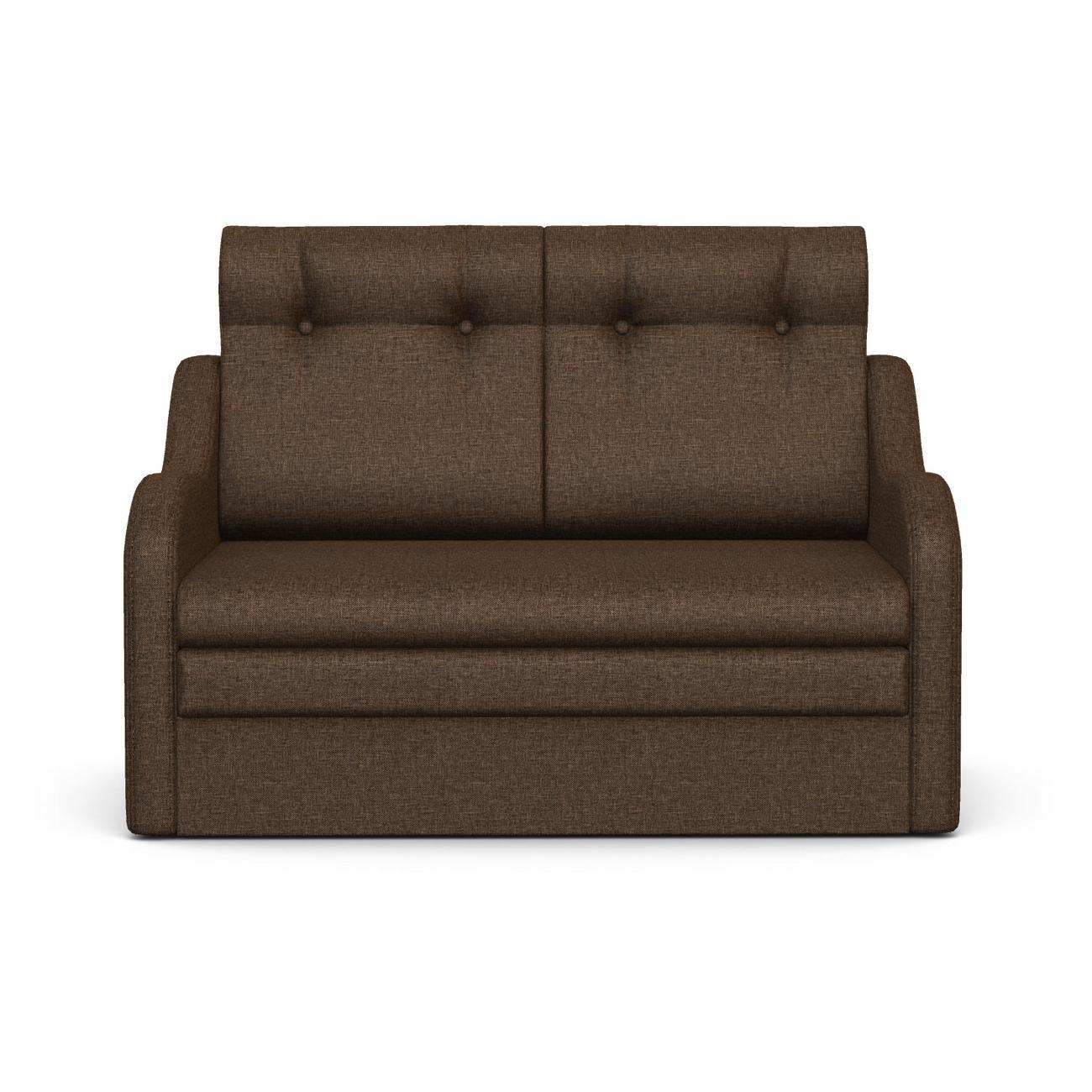 Диван Шарм-Дизайн Классика 2В прямой раскладной рогожка шоколадный
