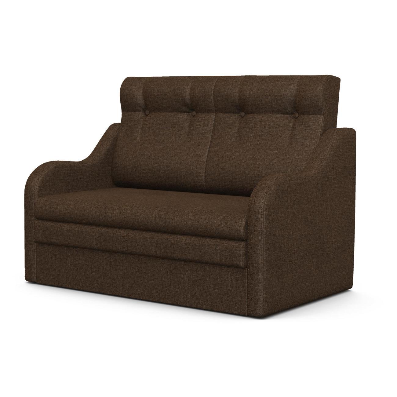 Диван Шарм-Дизайн Классика 2В прямой раскладной рогожка шоколадный