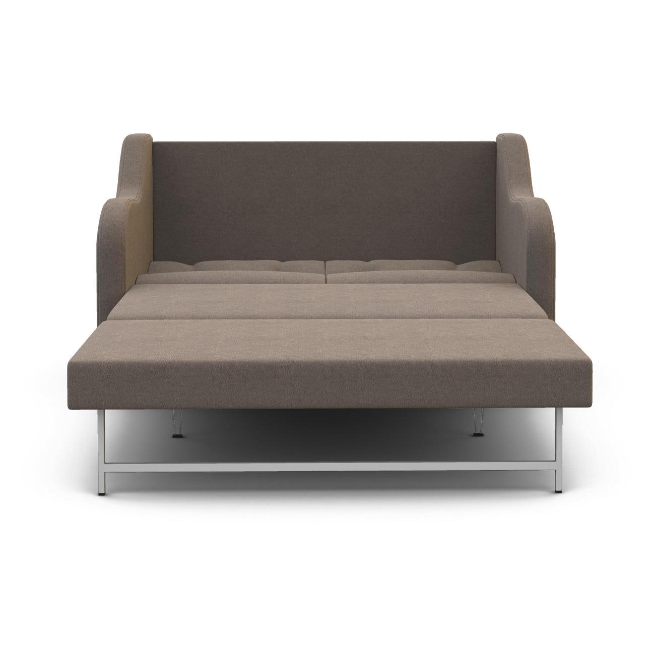 Диван Шарм-Дизайн Классика 2В прямой раскладной серый велюр