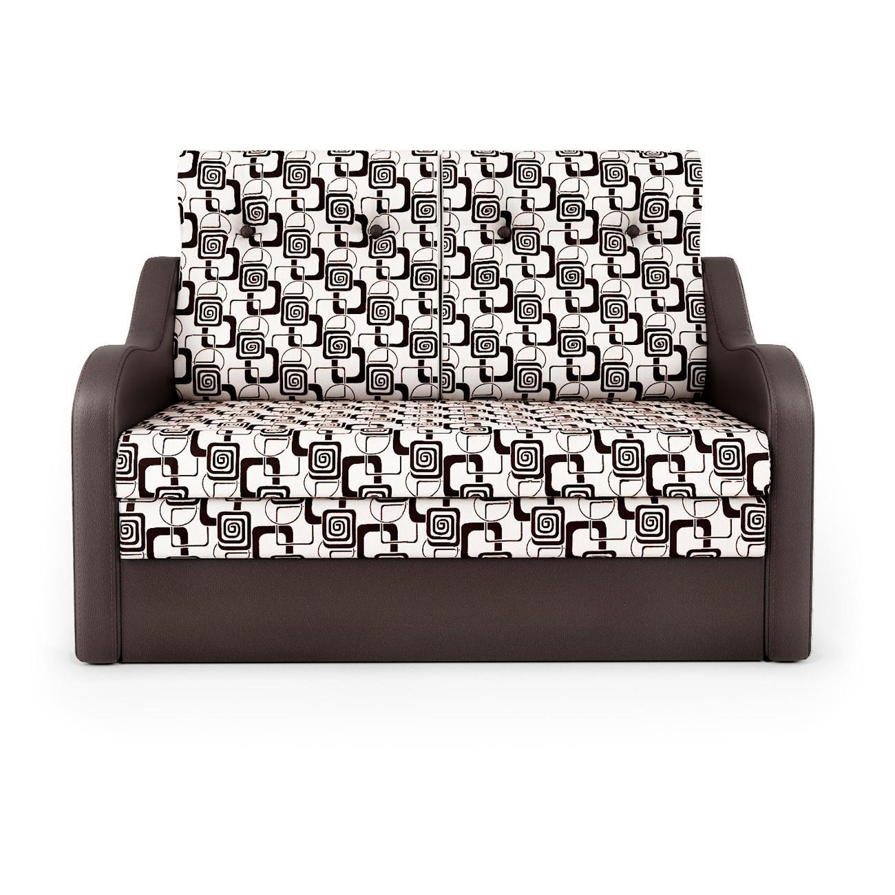 Диван Шарм-Дизайн Классика 2В прямой раскладной шоколад и ромб