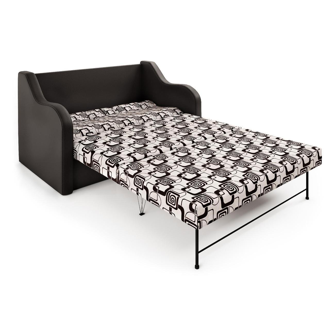 Диван Шарм-Дизайн Классика 2В прямой раскладной шоколад и ромб