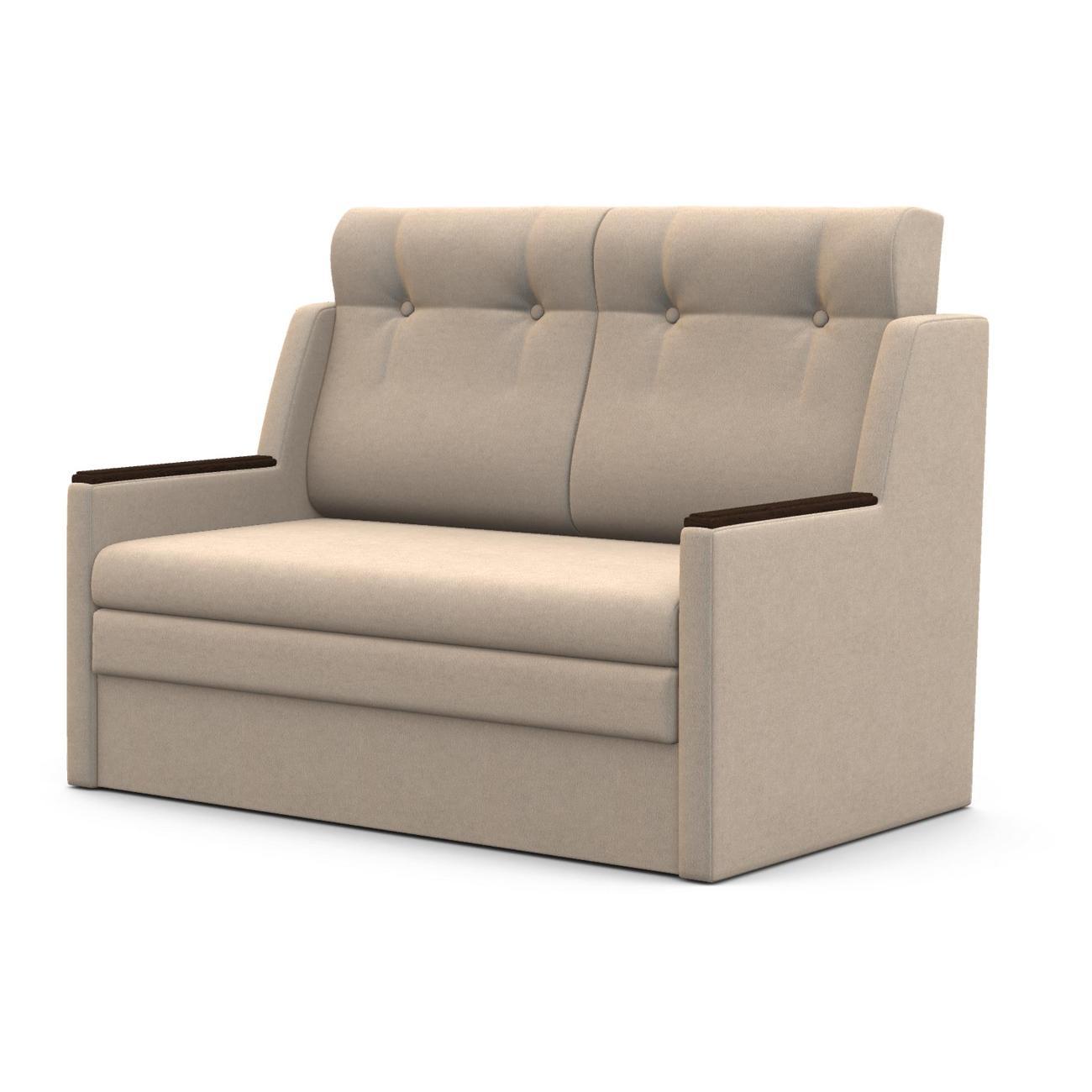 Диван Шарм-Дизайн Классика 2Д прямой раскладной велюр бежевый