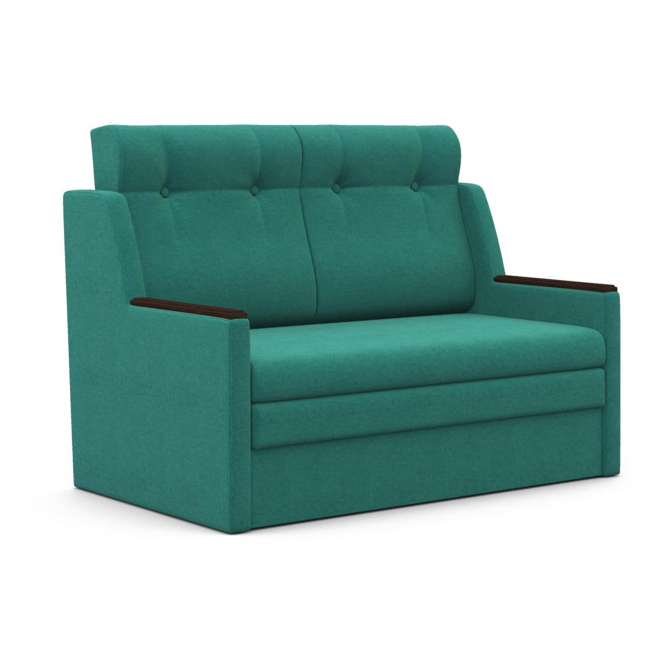 Диван Шарм-Дизайн Классика 2Д прямой раскладной велюр бирюзовый