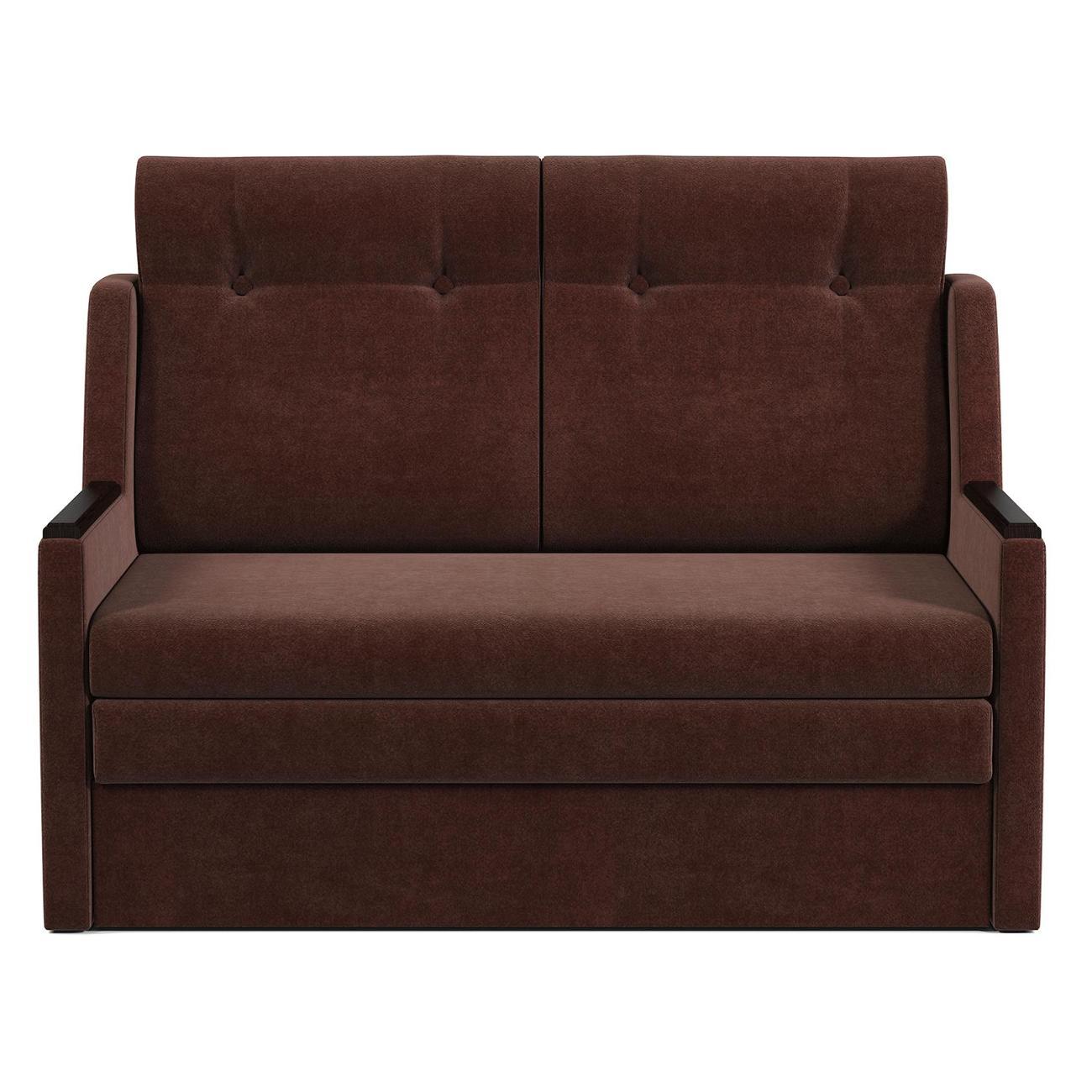 Диван Шарм-Дизайн Классика 2Д прямой раскладной велюр Дрим шоколад