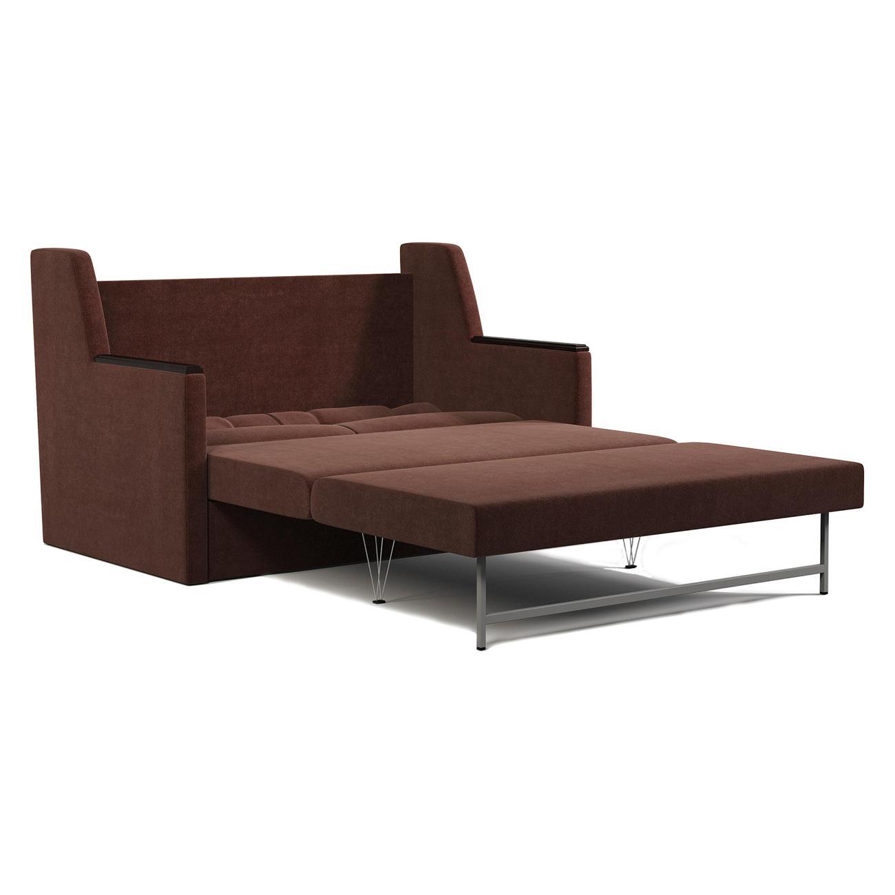 Диван Шарм-Дизайн Классика 2Д прямой раскладной велюр Дрим шоколад
