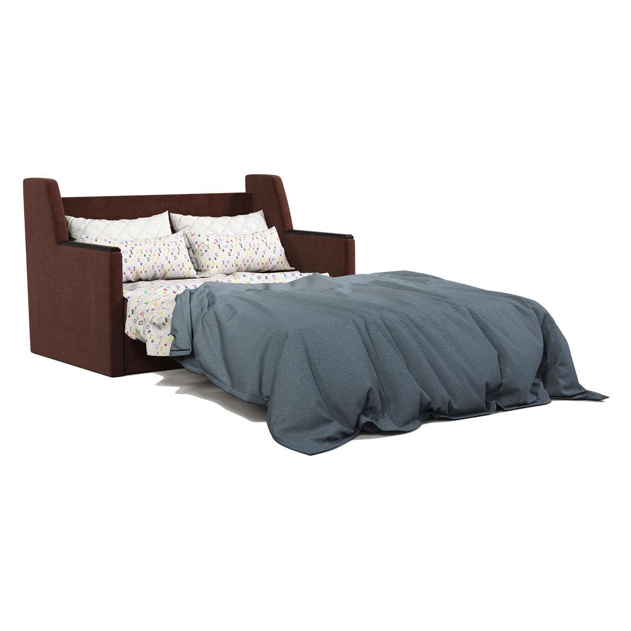 Диван Шарм-Дизайн Классика 2Д прямой раскладной велюр Дрим шоколад