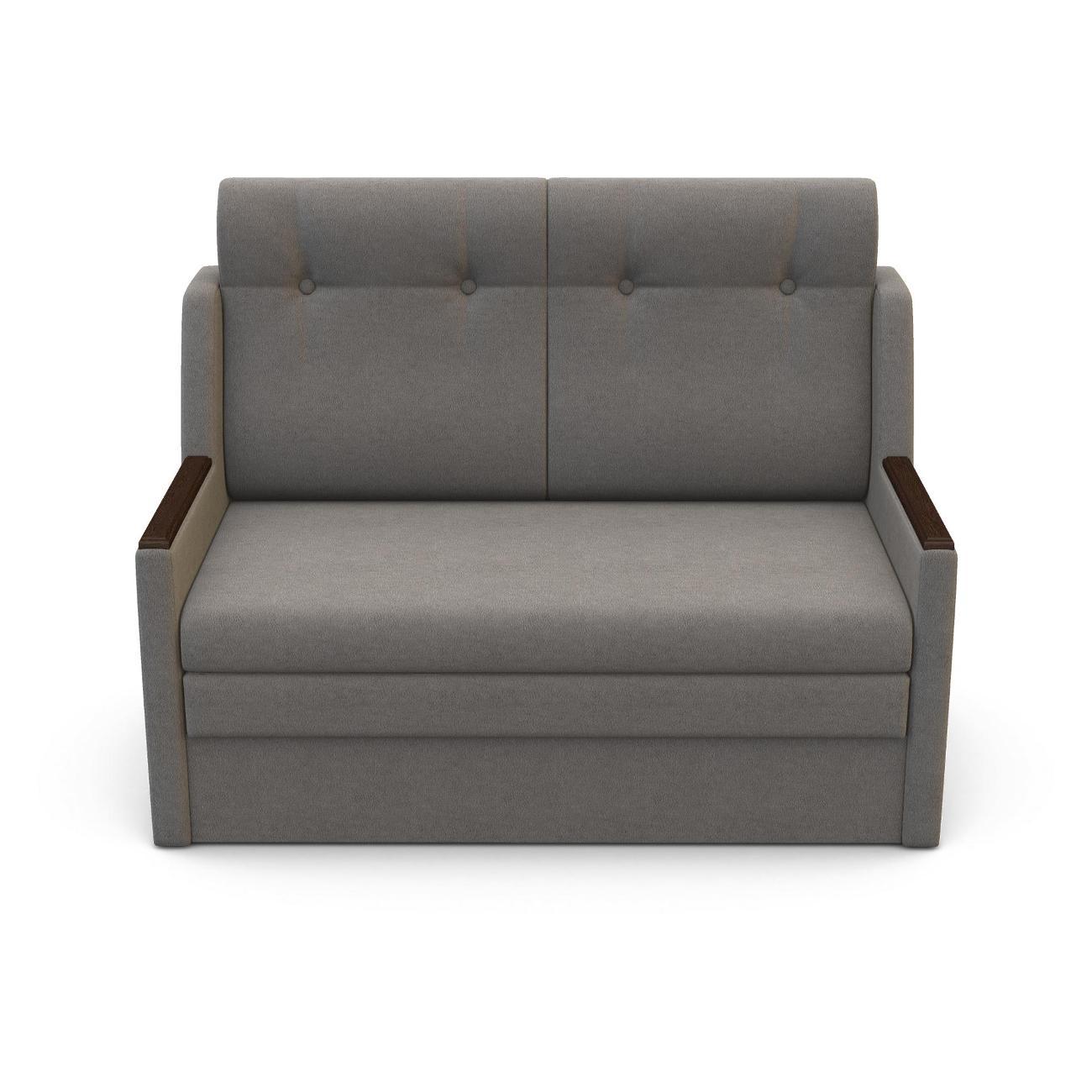 Диван Шарм-Дизайн Классика 2Д прямой раскладной велюр серый