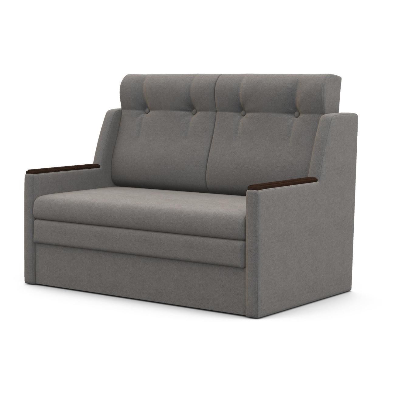 Диван Шарм-Дизайн Классика 2Д прямой раскладной велюр серый