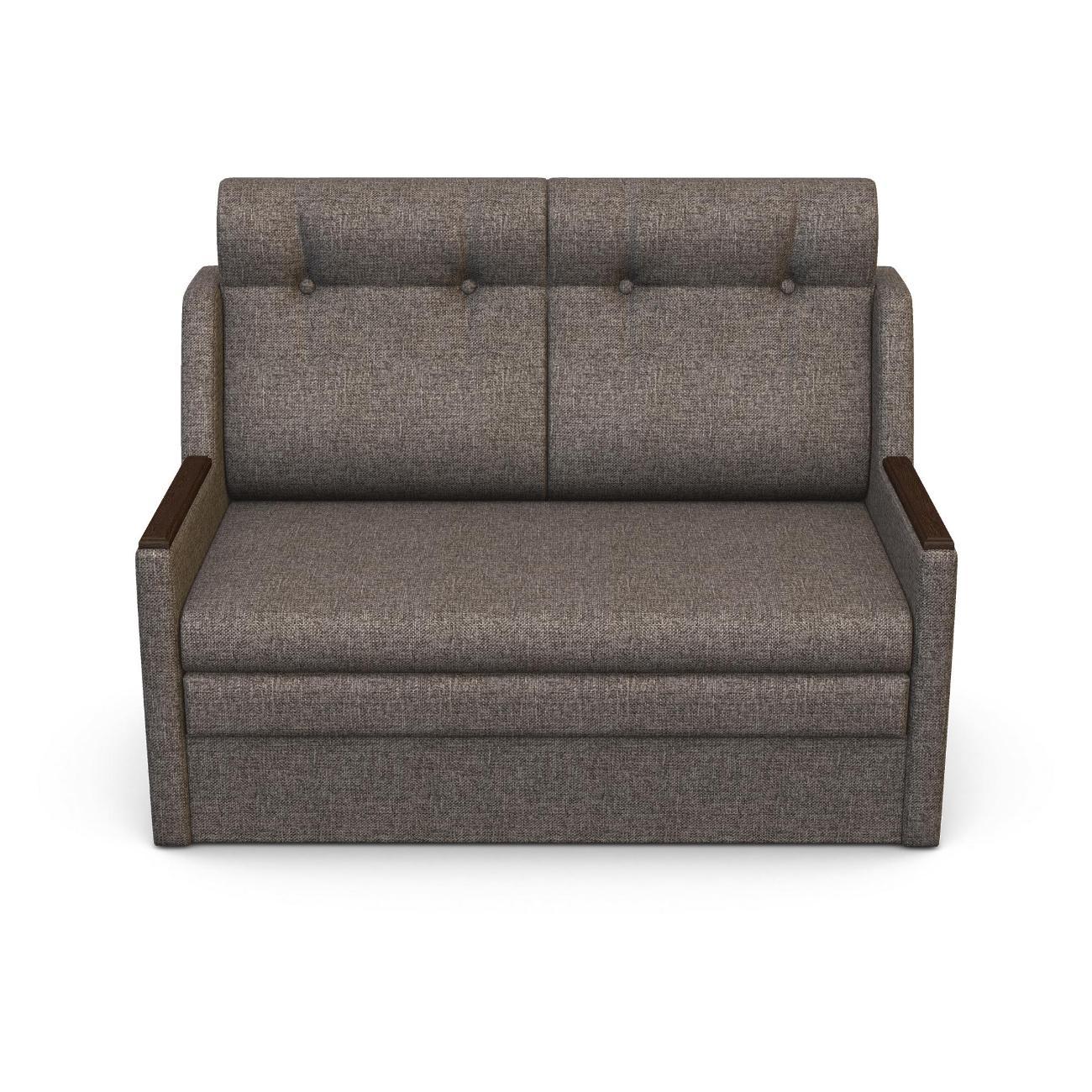 Диван Шарм-Дизайн Классика 2Д прямой раскладной рогожка коричневый