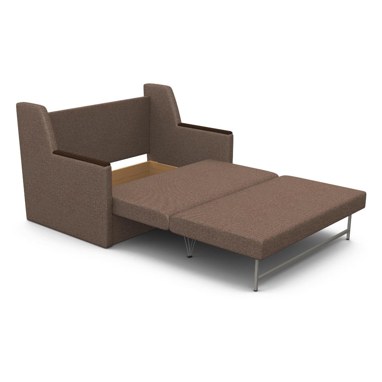Диван Шарм-Дизайн Классика 2Д прямой раскладной светло-коричневый